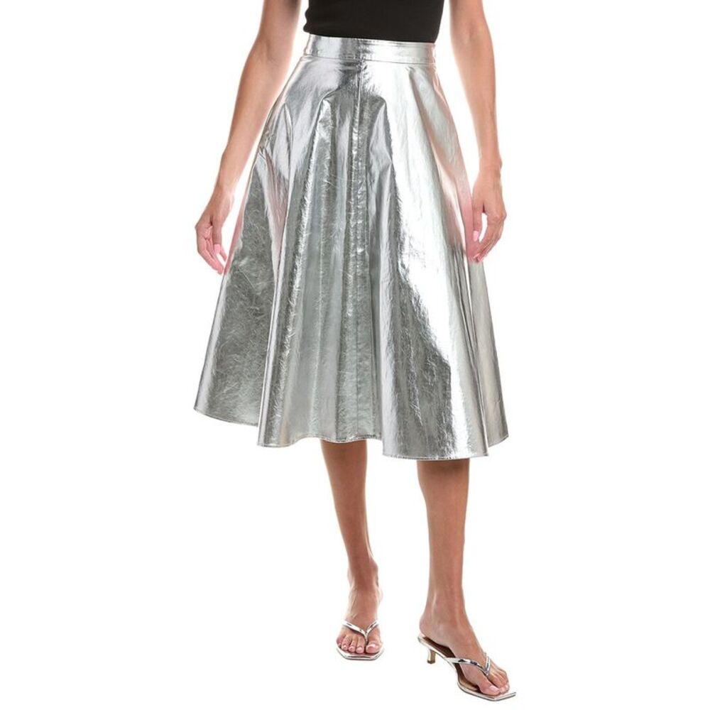 Officine Générale Womens Officine Generale Jacey Skirt, Silver